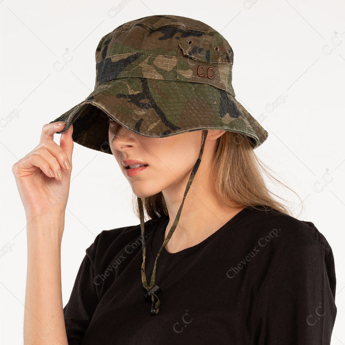 BK-775 Camouflage - BUCKET HATS - [product_color] - C.C-Cheveuxcorp
