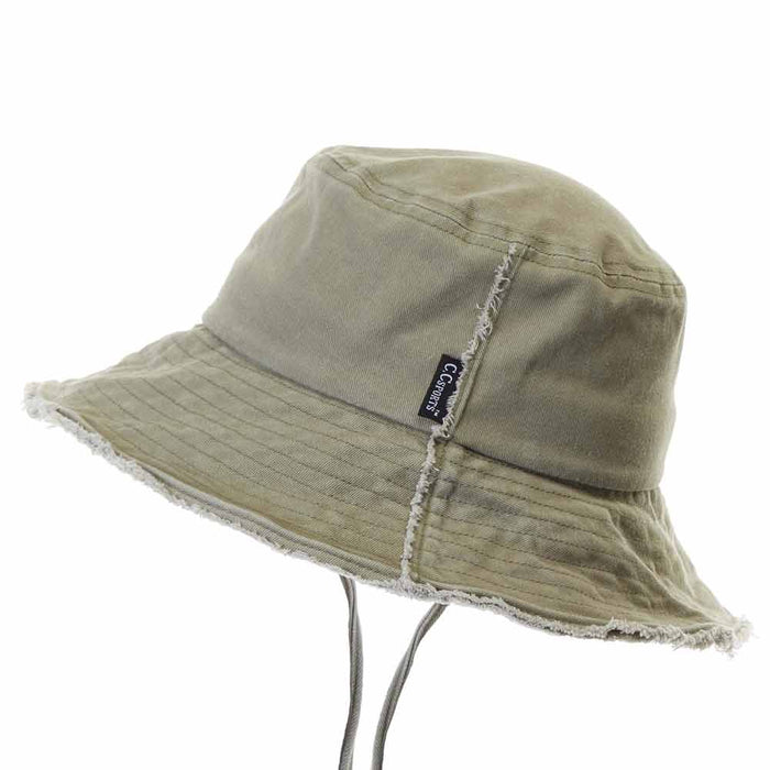 BK-776 Washed Denim - BUCKET HATS - [product_color] - C.C-Cheveuxcorp