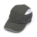 Gray cap with white mesh side on a white background
