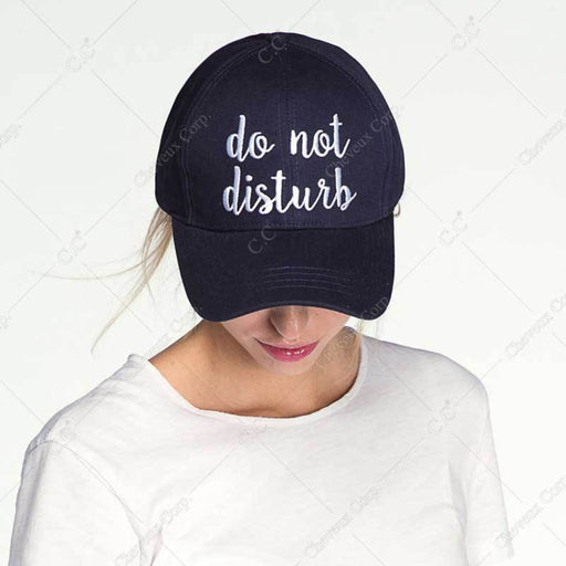 BA-2017(do not disturb) - BASEBALL CAPS - [product_color] - C.C-Cheveuxcorp