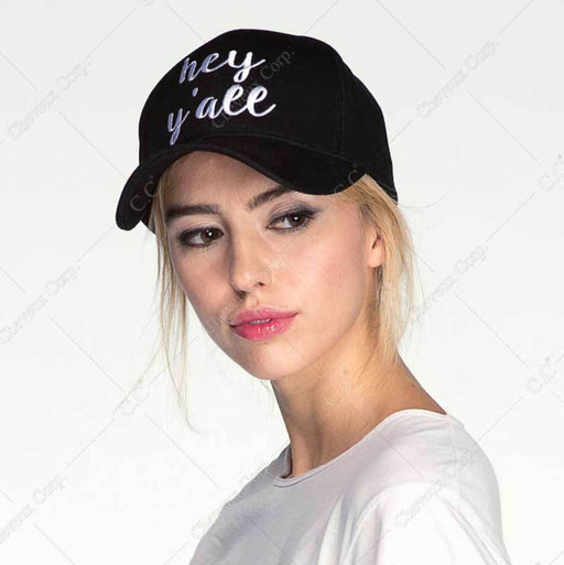 BA-2017(hey y'all) - BASEBALL CAPS - [product_color] - C.C-Cheveuxcorp