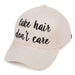 BA-2017(lake hair don't care) - BASEBALL CAPS - [product_color] - C.C-Cheveuxcorp