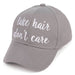 BA-2017(lake hair don't care) - BASEBALL CAPS - [product_color] - C.C-Cheveuxcorp