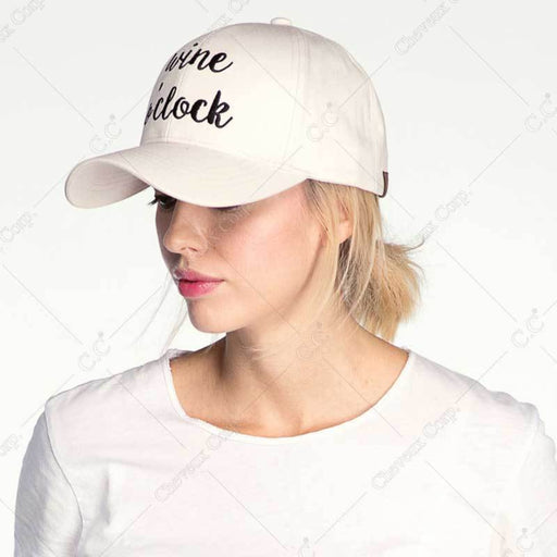 BA-2017(wine o'clock) - BASEBALL CAPS - [product_color] - C.C-Cheveuxcorp