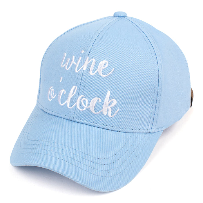 BA-2017(wine o'clock) - BASEBALL CAPS - [product_color] - C.C-Cheveuxcorp