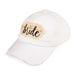 BA-2018(bride) - BASEBALL CAPS - [product_color] - C.C-Cheveuxcorp