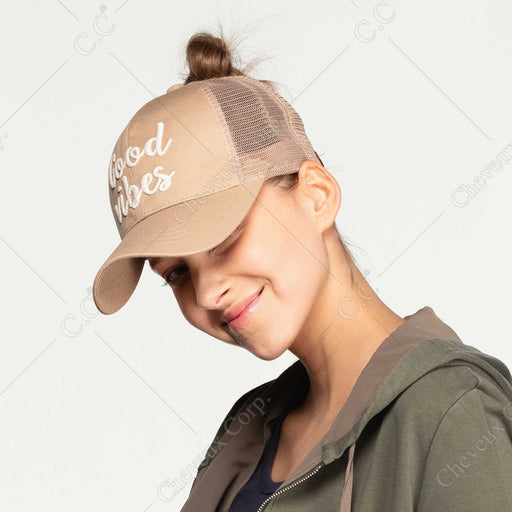 BT-10 good vibes - BASEBALL CAPS - [product_color] - C.C-Cheveuxcorp