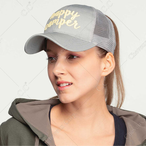 BT-10 happy camper - BASEBALL CAPS - [product_color] - C.C-Cheveuxcorp