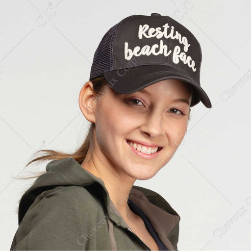 BT-10 resting beach face - BASEBALL CAPS - [product_color] - C.C-Cheveuxcorp