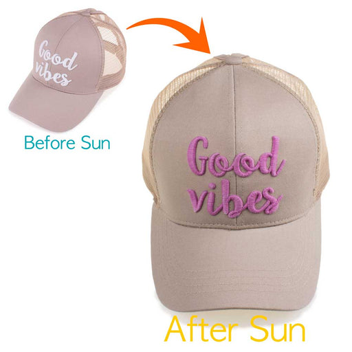 BT-10 good vibes - BASEBALL CAPS - [product_color] - C.C-Cheveuxcorp