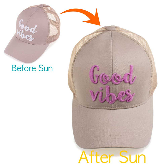 BT-10 good vibes - BASEBALL CAPS - [product_color] - C.C-Cheveuxcorp
