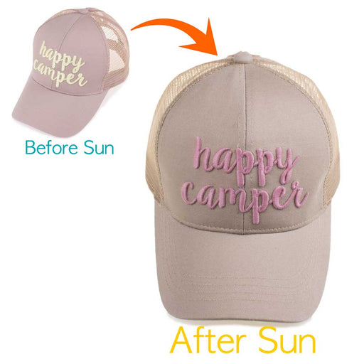 BT-10 happy camper - BASEBALL CAPS - [product_color] - C.C-Cheveuxcorp