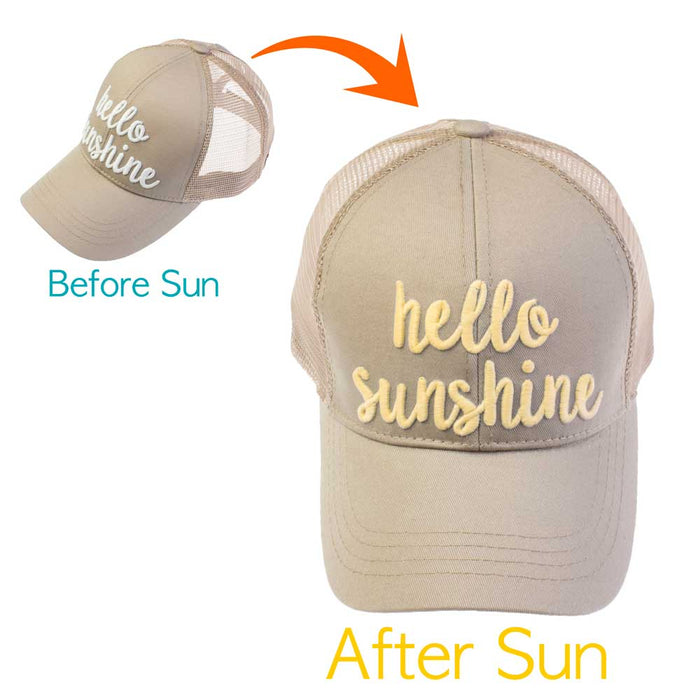 BT-10 hello sunshine - BASEBALL CAPS - [product_color] - C.C-Cheveuxcorp
