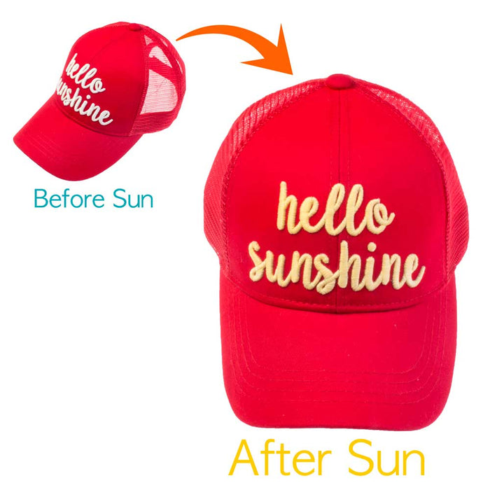 BT-10 hello sunshine - BASEBALL CAPS - [product_color] - C.C-Cheveuxcorp