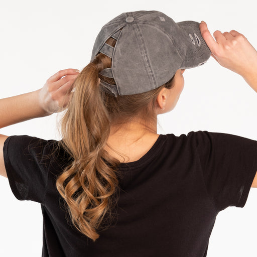 BT-779 Ladder Pony Opening - BASEBALL CAPS - [product_color] - C.C-Cheveuxcorp
