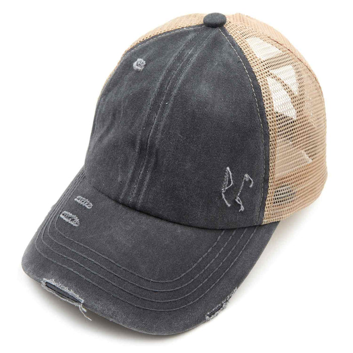 BT-780 Crossed Band Pony Tail - BASEBALL CAPS - [product_color] - C.C-Cheveuxcorp