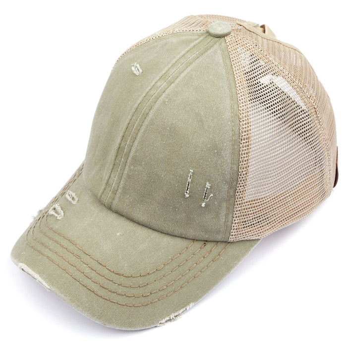 BT-780 Crossed Band Pony Tail - BASEBALL CAPS - [product_color] - C.C-Cheveuxcorp