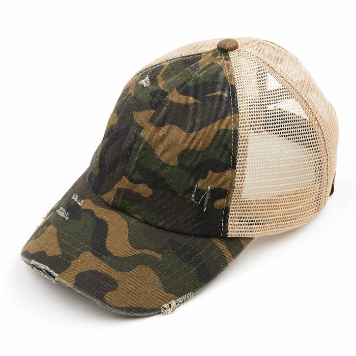 BT-783 Crossed Band Pony Tail - BASEBALL CAPS - [product_color] - C.C-Cheveuxcorp