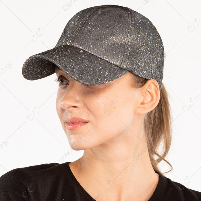 BT-790 Metallic Pony Tail - BASEBALL CAPS - [product_color] - C.C-Cheveuxcorp