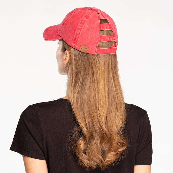 BT-779 Ladder Pony Opening - BASEBALL CAPS - [product_color] - C.C-Cheveuxcorp
