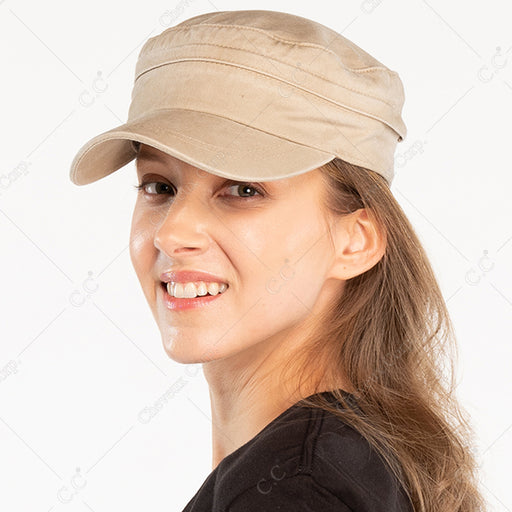 BZ-771 Army Zipper Cap - BASEBALL CAPS - [product_color] - C.C-Cheveuxcorp
