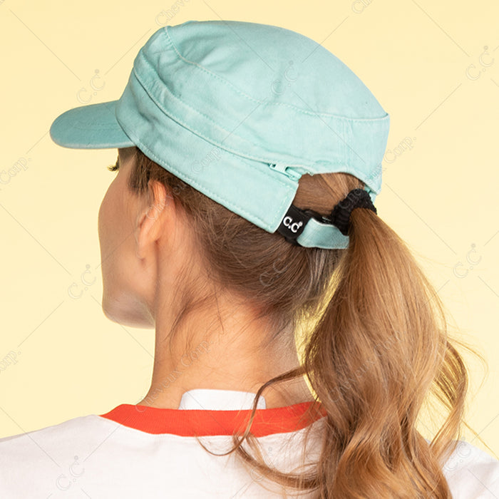 BZ-771 Army Zipper Cap - BASEBALL CAPS - [product_color] - C.C-Cheveuxcorp