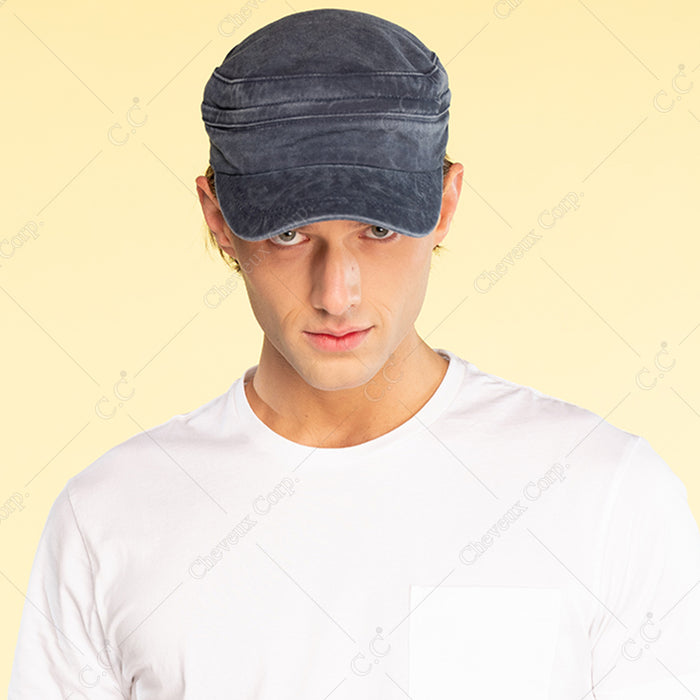 BZ-771 Army Zipper Cap - BASEBALL CAPS - [product_color] - C.C-Cheveuxcorp