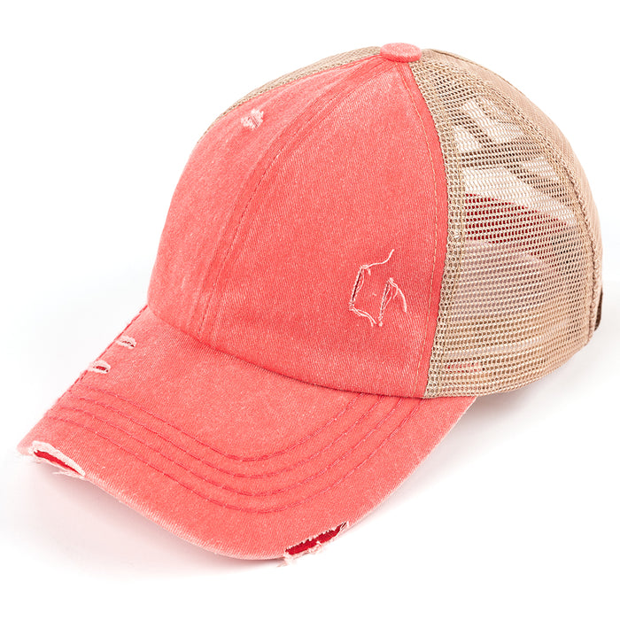 BT-780 Crossed Band Pony Tail - BASEBALL CAPS - [product_color] - C.C-Cheveuxcorp