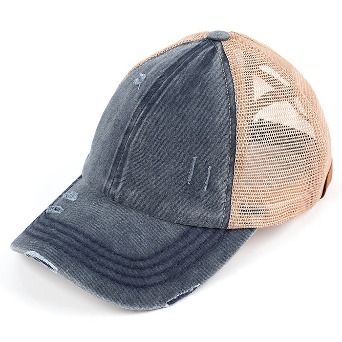 BT-780 Crossed Band Pony Tail - BASEBALL CAPS - [product_color] - C.C-Cheveuxcorp
