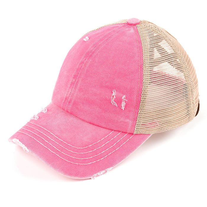 BT-780 Crossed Band Pony Tail - BASEBALL CAPS - [product_color] - C.C-Cheveuxcorp