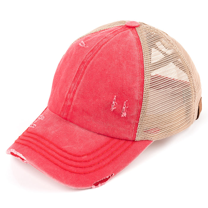 BT-780 Crossed Band Pony Tail - BASEBALL CAPS - [product_color] - C.C-Cheveuxcorp