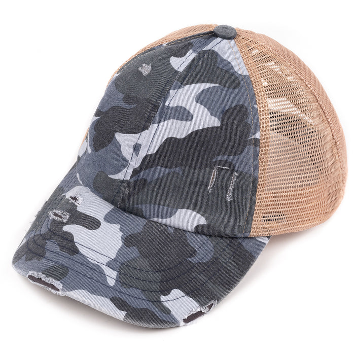 BT-783 Crossed Band Pony Tail - BASEBALL CAPS - [product_color] - C.C-Cheveuxcorp