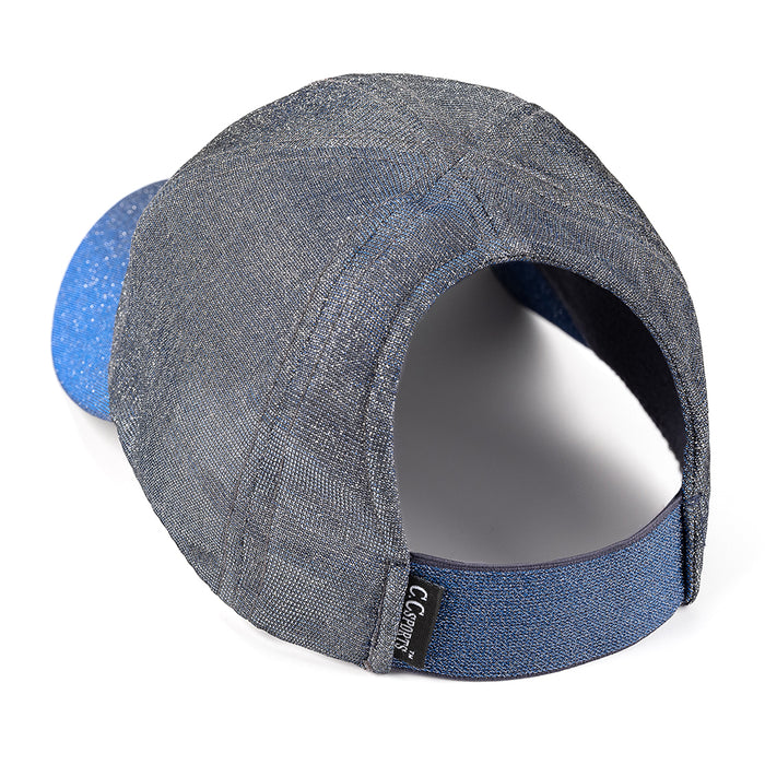 BT-790 Metallic Pony Tail - BASEBALL CAPS - [product_color] - C.C-Cheveuxcorp