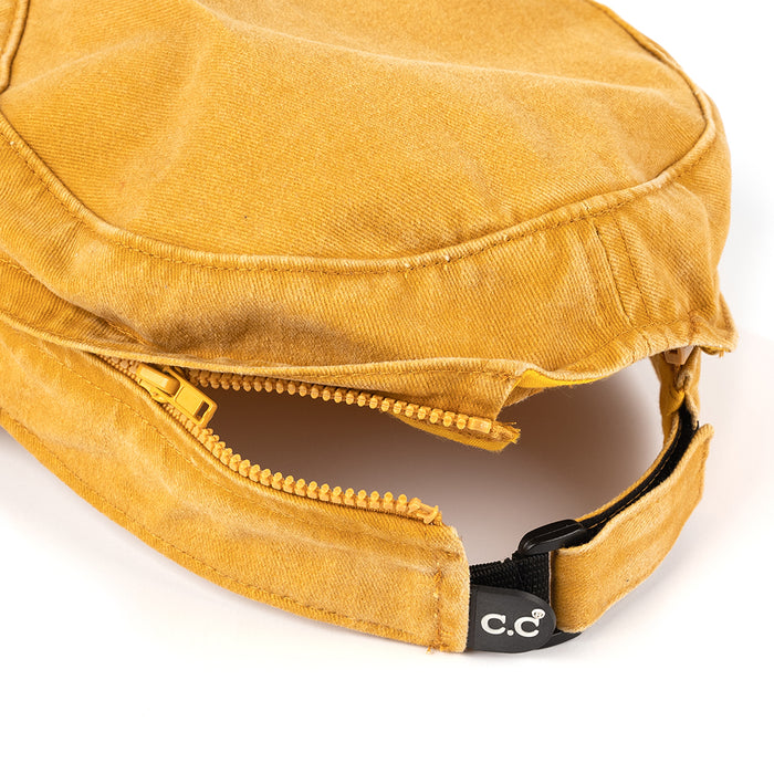 BZ-771 Army Zipper Cap - BASEBALL CAPS - [product_color] - C.C-Cheveuxcorp