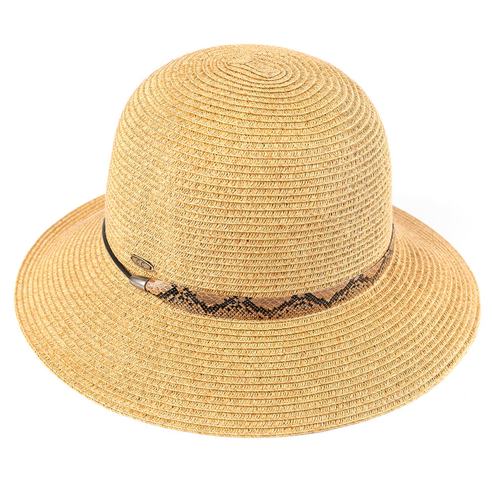 ST-801 Cloche - PANAMA HATS - [product_color] - C.C-Cheveuxcorp