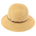 ST-801 Cloche - PANAMA HATS - [product_color] - C.C-Cheveuxcorp